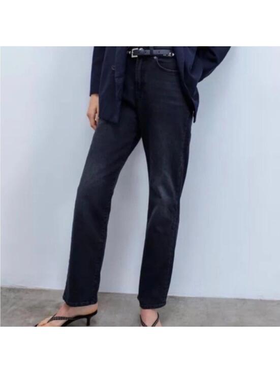 BDG Denim - BDG Women's Dark Gray Straight Leg Jeans
